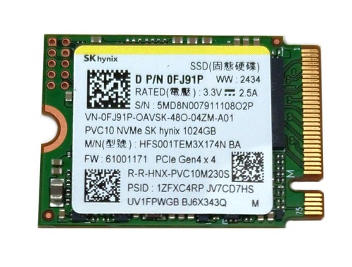 SK hynix M.2 NVMe 1TB 2230サイズSSD SJ Hynix 1TB 2230 NVME SSD FJ91P | eBay